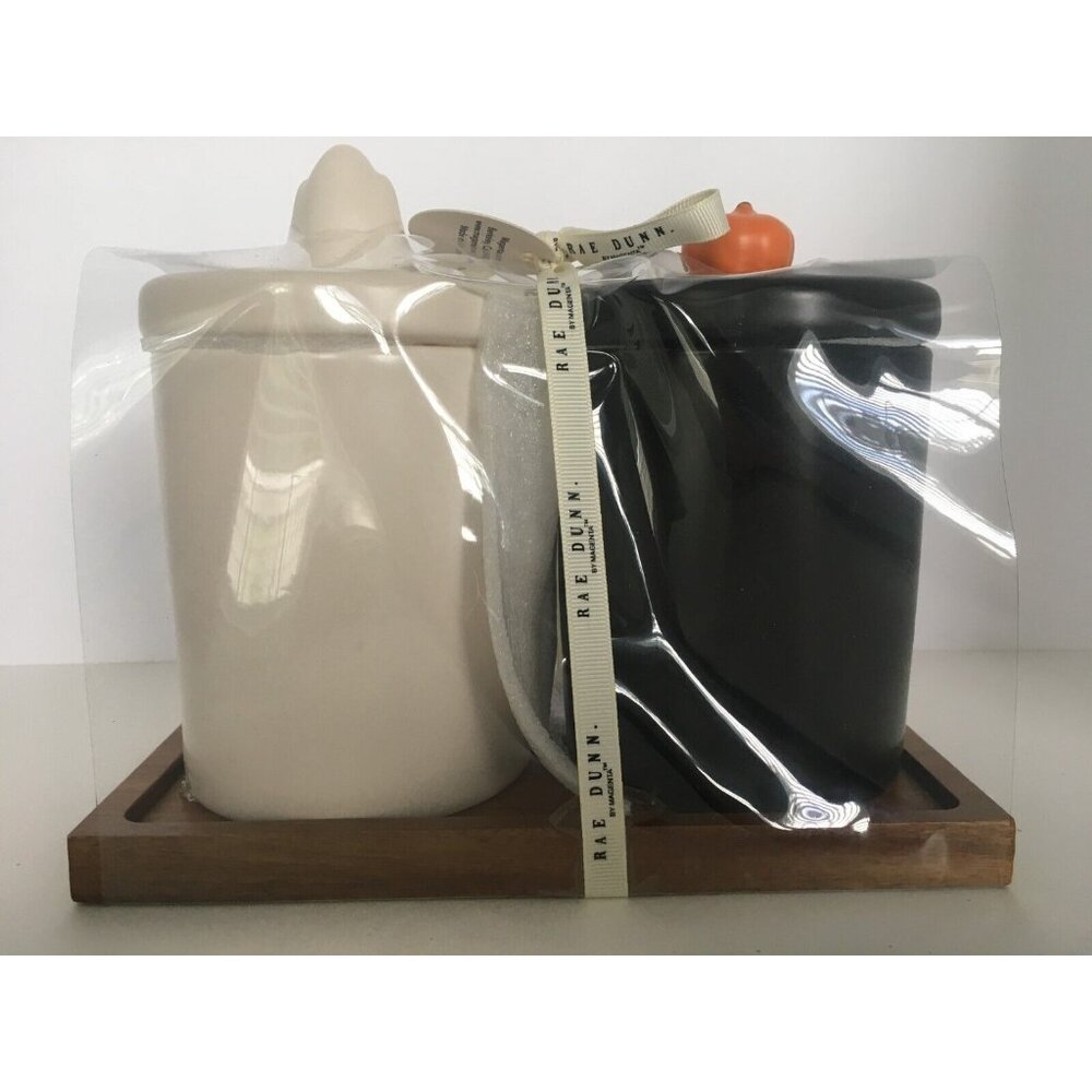 Rae Dunn Halloween Canisters Set Boo Ghost Lid Hocus Pocus Pumpkin Decor - Picture 6 of 8